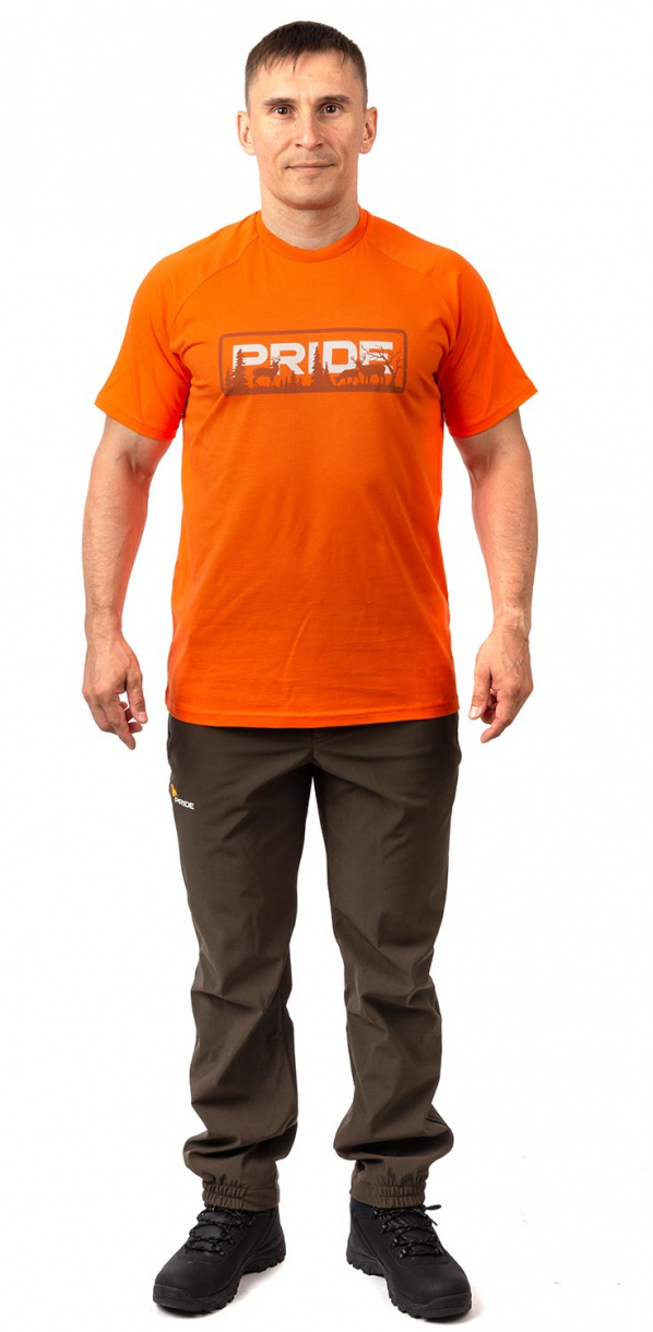 Футболка PRIDE Living Nature (Ливинг Нэйче) (хлопок, оранжевый) PRTS-02OR