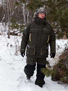 Камчатка МАГМА костюм для рыбалки GRAYLING. зимний хаки