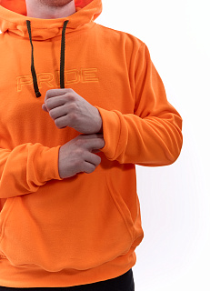 Мерч толстовка флисовая PRIDE, ярк.оранжевый