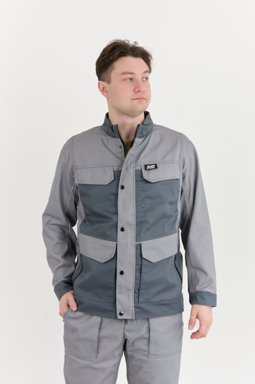 Костюм ИТР NEW ENERGY Антарес, серый/т.серый